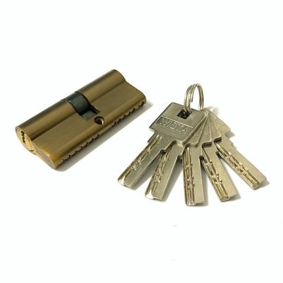 品質  Euro Profile Zinc Brass Cylinder 80mm Door Cylinder Lock Replacement 工場
