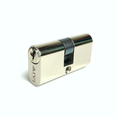 品質  Silver Small Oval Cylinder Lock Customized Door Cylinder Replacement 54mm 工場
