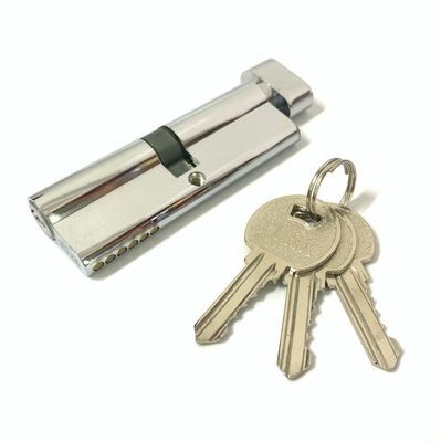 シルバー シリンダーロック 90mm シリンダーロック 鍵付き