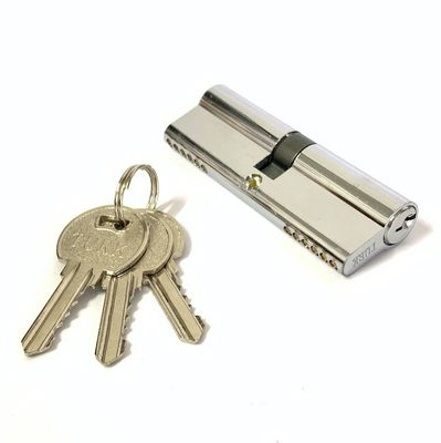 注文のサイズの真鍮か Iorn キーが付いている亜鉛シリンダー ロック 90mm のユーロ ロック