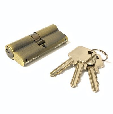 銅製のユーロシリンダーロック 70mm 双面シリンダーロック オーダーメイド