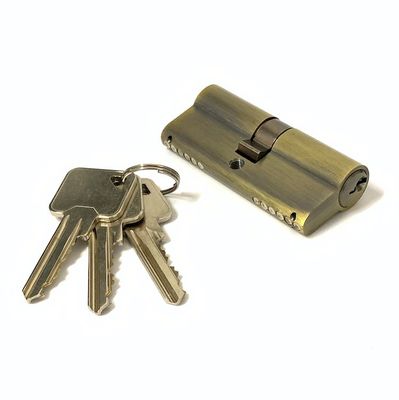 銅製のユーロシリンダーロック 70mm 双面シリンダーロック オーダーメイド