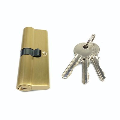 80mm Euro Profile Double Brass Cylinder