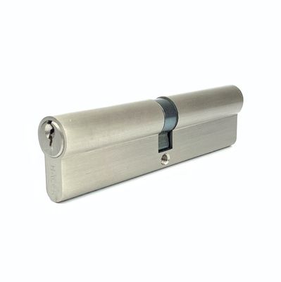 120mm ドアロックシリンダー シルバー ダブルユーロシリンダー カスタムサイズ