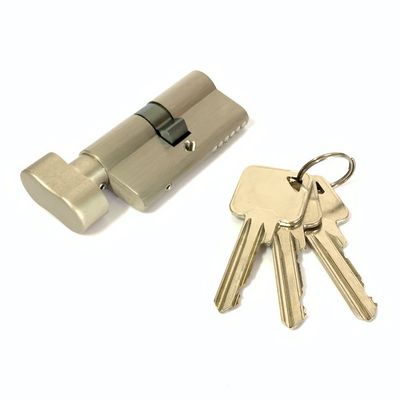 銅製 ユーロシリンダーロック オーダーメイド ユーロ シングルシリンダー 60mm