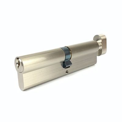 ステンレス スプリングが付いている銀製の単一ユーロ シリンダー ロック 110mm ユーロ シリンダー