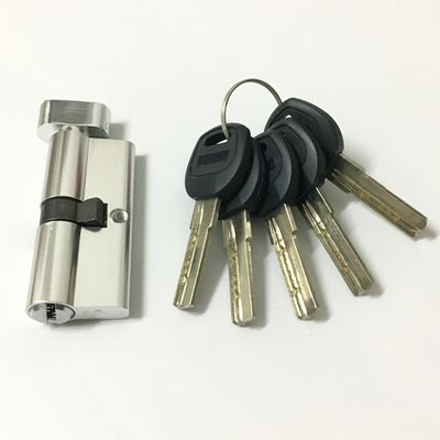 銅 アルミ ドアロック シリンダー シングルオープン 70mm シリンダー ドアロック カスタムサイズ