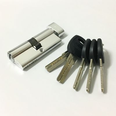 銅 アルミ ドアロック シリンダー シングルオープン 70mm シリンダー ドアロック カスタムサイズ