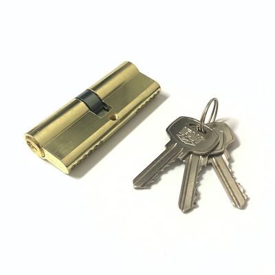 ダブルオープン亜鉛真鍮シリンダーカスタマイズされた80mmシリンダーロック