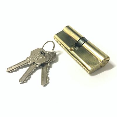 ダブルオープン亜鉛真鍮シリンダーカスタマイズされた80mmシリンダーロック