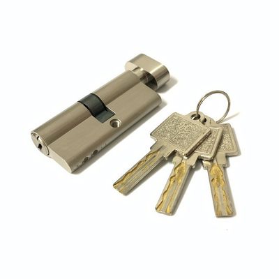 シングルオープン亜鉛真鍮シリンダーカスタムサイズ70mmロックバレル
