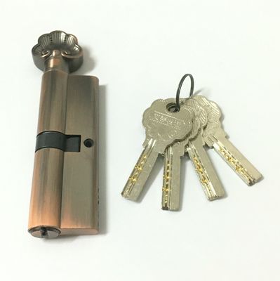 90mm 亜鉛銅製 シリンダー シングル オープン ユーロ プロフィール ロック 銅または鉄の鍵